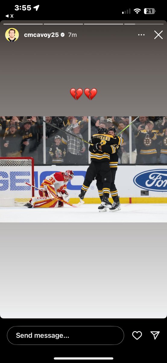 lalalalaurrrren's tweet image. From Charlie McAvoy’s Instagram: photos with him, Trent Frederic, Charlie Coyle, Brandon Carlo and Brad Marchand.
