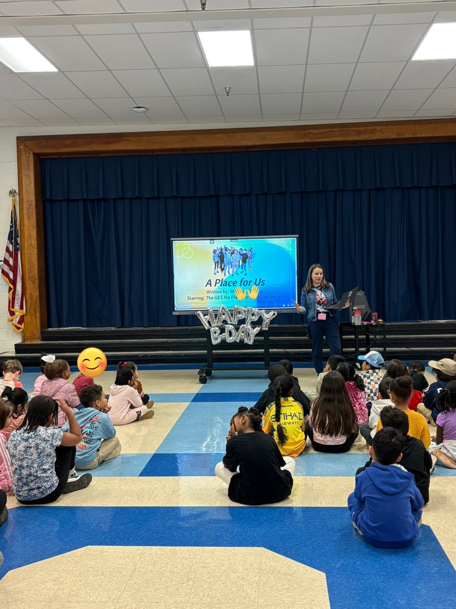 Starting our Friday with a Principals Chat featuring a student written and produced play about belonging. What a talented group we have under Mrs. Gray’s leadership! #NoPlaceForHate