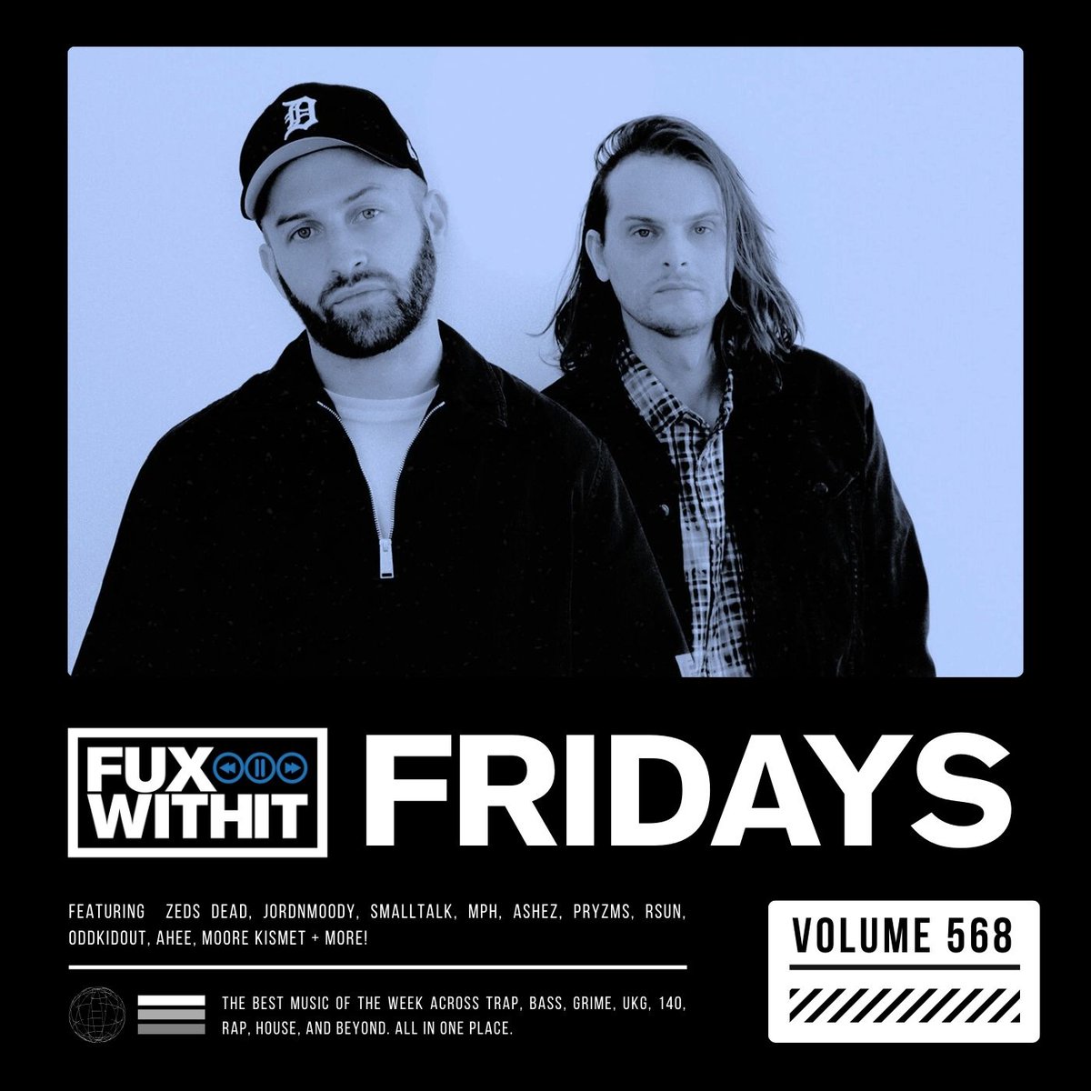 FUXWITHIT (@fuxwithit) on Twitter photo The best of the week featuring <a href="/zedsdead/">Zeds Dead</a>, <a href="/PryzmsMusic/">PRYZMS</a>, <a href="/jordnmoody/">jordnmoody</a>, <a href="/smalltalkbeats/">smalltalk</a>, <a href="/OddKidOut_/">OKO</a>, <a href="/mph_uk/">MPH</a>, <a href="/MooreKismet/">Moore Kismet 🦄✨</a> + more!      
Listen: fuxwithit.com/2025/03/07/fux… The best of the week featuring <a href="/zedsdead/">Zeds Dead</a>, <a href="/PryzmsMusic/">PRYZMS</a>, <a href="/jordnmoody/">jordnmoody</a>, <a href="/smalltalkbeats/">smalltalk</a>, <a href="/OddKidOut_/">OKO</a>, <a href="/mph_uk/">MPH</a>, <a href="/MooreKismet/">Moore Kismet 🦄✨</a> + more!      
Listen: fuxwithit.com/2025/03/07/fux…