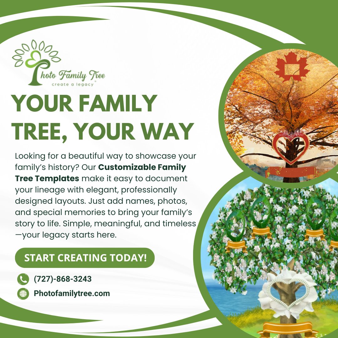 ajboodram's tweet image. Honor the past, celebrate the present, and inspire the future.

Start Creating Today: photofamilytree.myshopify.com/collections/fa…

#CustomFamilyTree #AncestryMadeEasy #FamilyRoots #Heritage #FamilyConnections #GenealogyTemplates