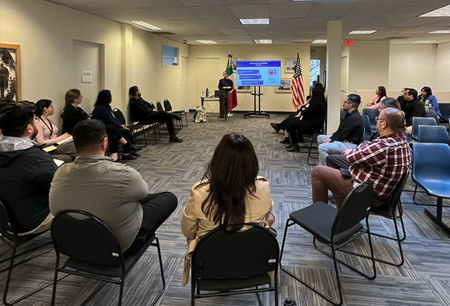 quesnelc's tweet photo. 💜Este #8M conmemoramos a las MUJERES.💪🏽

En el marco del Día Internacional de la Mujer, Legal Aid Services of Oregon #LASO ofreció una capacitación al equipo de @ConsulMexPot sobre violencia de género. Reafirmamos nuestro compromiso con la equidad y el apoyo a las víctimas💜 https://t.co/gRwAvqEdBJ