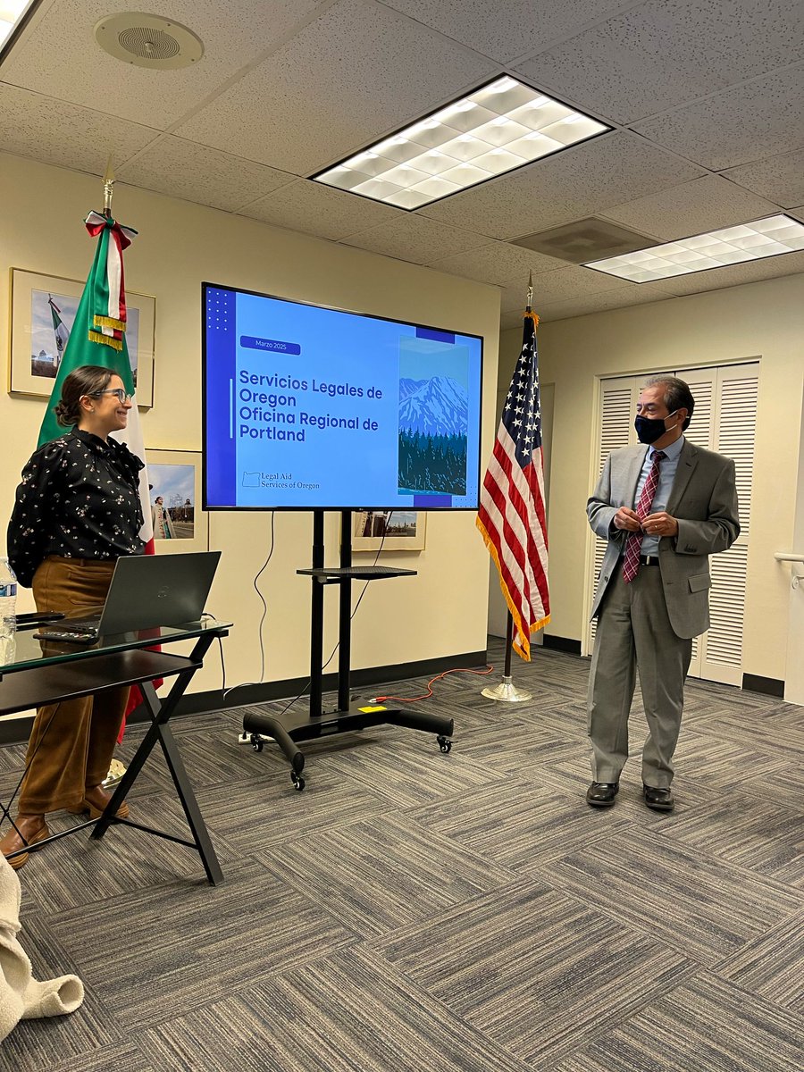 💜Este #8M conmemoramos a las MUJERES.💪🏽

En el marco del Día Internacional de la Mujer, Legal Aid Services of Oregon #LASO ofreció una capacitación al equipo de <a href="/ConsulMexPot/">ConsulMex Portland</a> sobre violencia de género. Reafirmamos nuestro compromiso con la equidad y el apoyo a las víctimas💜