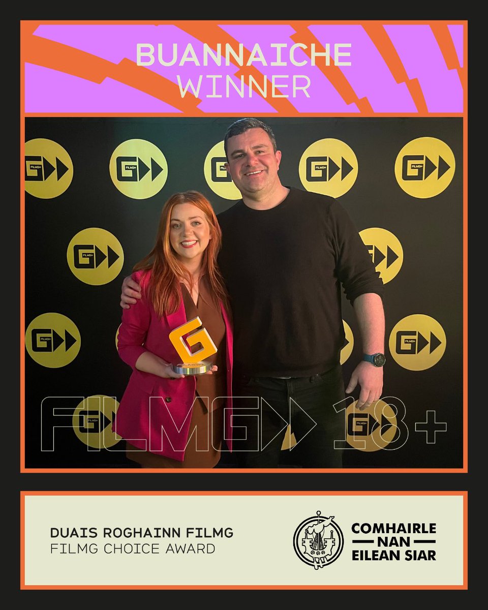 FilmGAlba's tweet photo. Duais Roghainn FilmG 🎉
 
Gàidhlig, a’ Choimhearsnachd agus Mise – le Lauren Nic a’ Ghobhainn 
Le taic bho @cne_siar https://t.co/RqysNfC8Ro