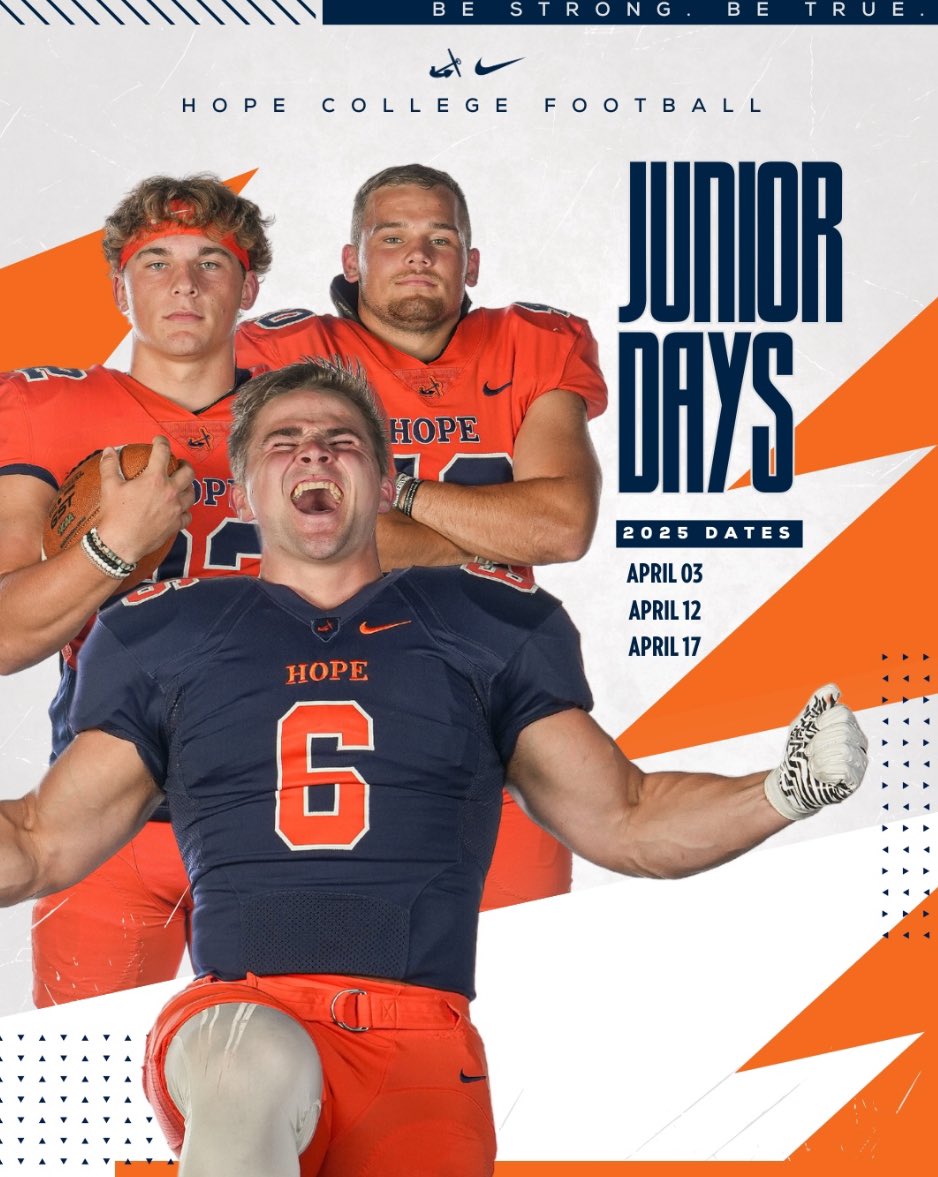 Marshall Johnson (@marshall__62) on Twitter photo Excited to Be at Hope College on April 17 for the <a href="/HopeCollegeFB/">Hope College Football</a> Junior Day! Thank you <a href="/PStuursm/">Peter Stuursma</a> for the invite
<a href="/Coach_Pimpleton/">Calvin Pimpleton</a> <a href="/jacobpardonnet/">Jacob Pardonnet</a> Excited to Be at Hope College on April 17 for the <a href="/HopeCollegeFB/">Hope College Football</a> Junior Day! Thank you <a href="/PStuursm/">Peter Stuursma</a> for the invite
<a href="/Coach_Pimpleton/">Calvin Pimpleton</a> <a href="/jacobpardonnet/">Jacob Pardonnet</a>