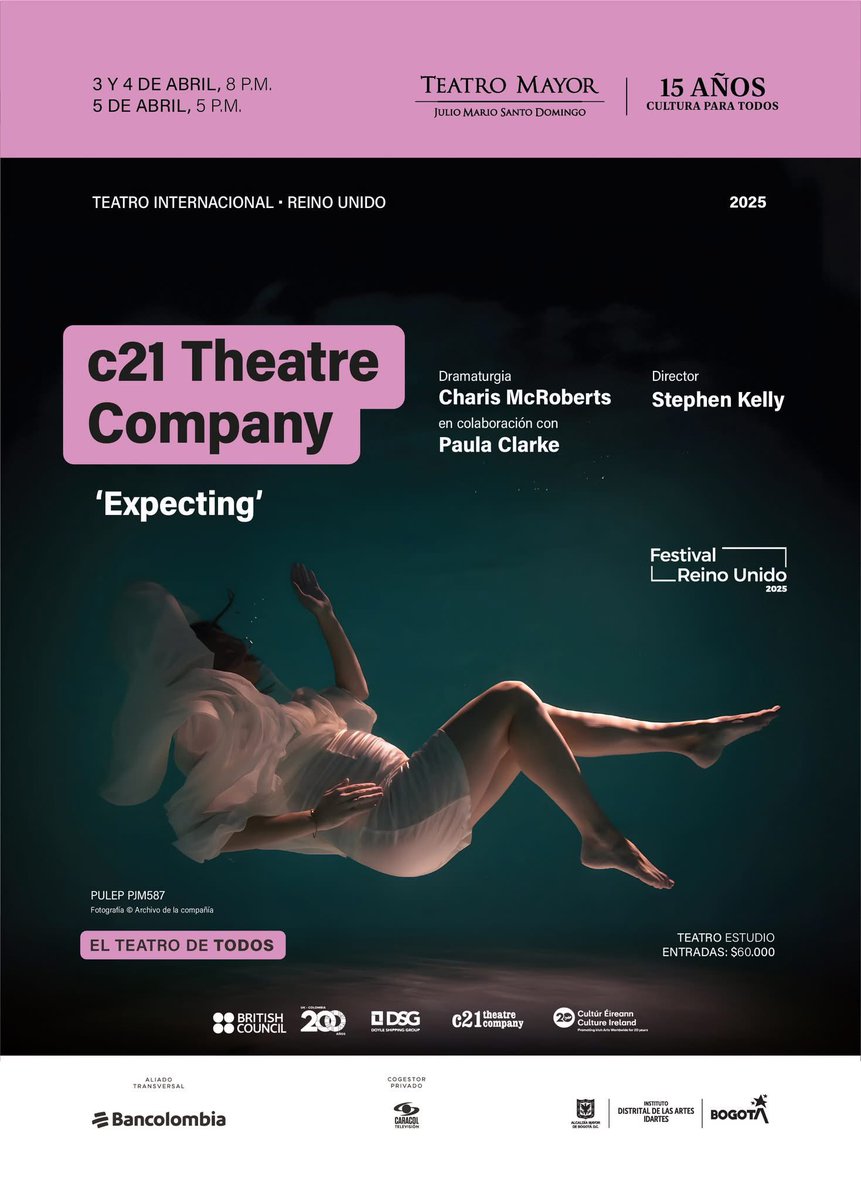 c21 TO PERFORM CRITICALLY ACCLAIMED ‘EXPECTING’ IN COLUMBIA APRIL 2025

After all the prep &amp; hard work it’s happening! 🇨🇴 An incredible venue in Bogotá will host us on a 10 day tour.  Thanks <a href="/culture_ireland/">Culture_Ireland</a> <a href="/teatromayor/">Teatro Mayor JMSD</a> <a href="/BCouncil_NI/">British Council Northern Ireland</a> <a href="/DoyleShipping/">Doyle Shipping Group</a> <a href="/theatredanceni/">Theatre and Dance NI</a> …onwards ✈️