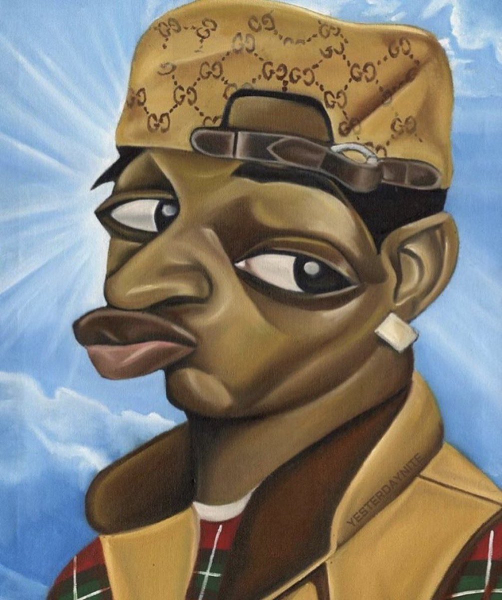 MILLIONARE4MIND's tweet photo. @Ashcryptoreal Breaking this is a painting of the famous #memeface and we are Wild’n Out oday - LFG #FridayVibes https://t.co/Wv1jTH49DJ