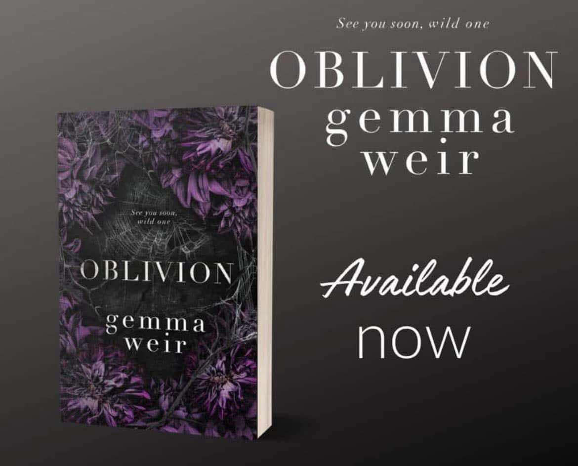 I love sharing amazing books with you…
My incredibly talented author friend Gemma Weir, a fellow Hudson Indie Ink author, has just released Oblivion (Alphaholes Book 4)!
If you devoured Obsession, Obligation, and Obliterate, then you need this book in your life. Trust me, it’s
