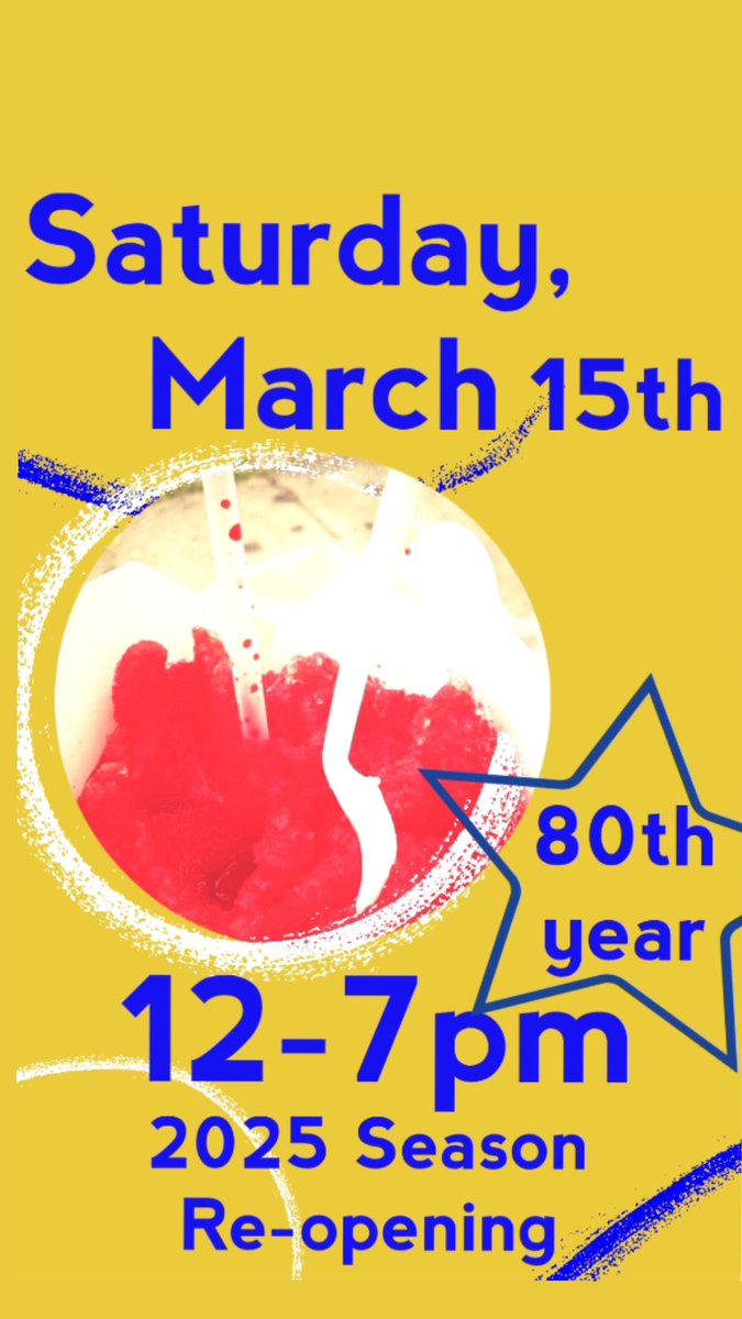 Our 80th snowball season kicks off on Saturday, March 15th!!! Save the date!!! See y’all soon!  #nolaeats #nolafood #snowballseason