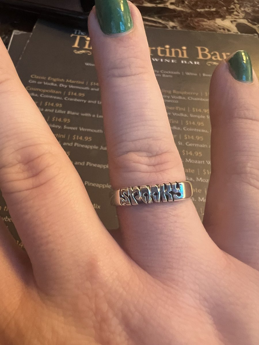 Me when I have a spooky ring