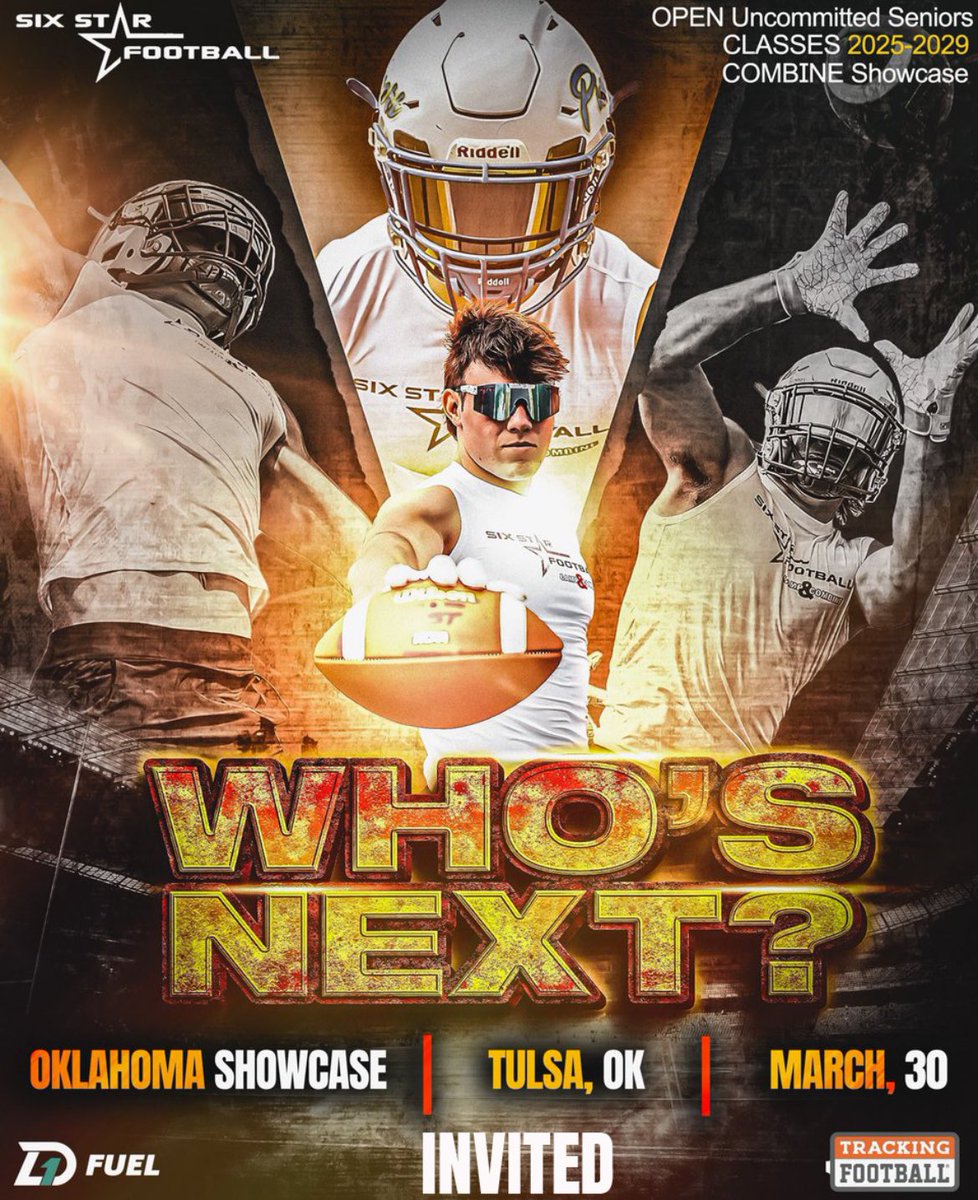 Thank you <a href="/sixstarfootball/">Six Star Football | PLUS+</a> for the invitation to compete in Tulsa!