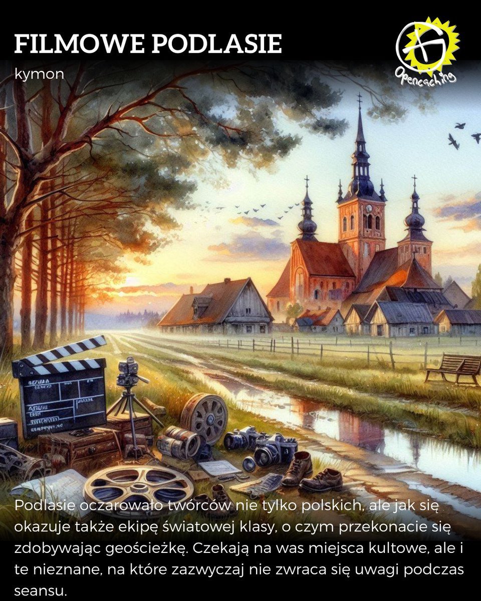 Opencaching1's tweet image. Podlasie oczarowało twórców nie tylko polskich, ale jak się okazuje także ekipę światowej klasy, o czym przekonacie się zdobywając geościeżkę. Czekają na was miejsca kultowe, ale i te nieznane, na które zazwyczaj nie zwraca się uwagi podczas seansu.
opencaching.pl/powerTrail.php… #OCPL