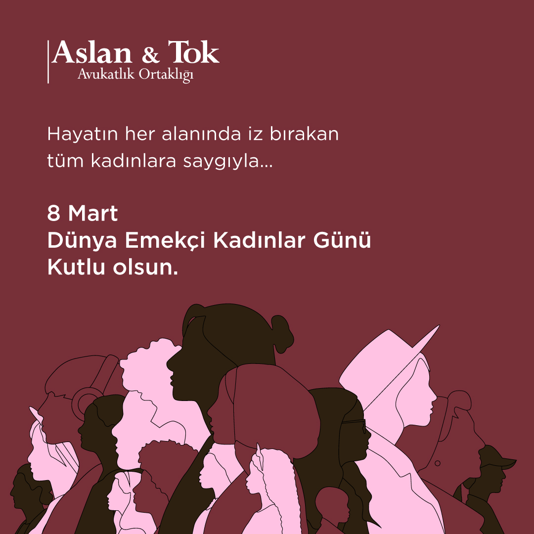 Hayatın her alanında iz bırakan tüm kadınlara saygıyla...

8 Mart Dünya Emekçi Kadınlar Günü kutlu olsun!

#aslantokavukatlıkortaklığı #8MartDünyaEmekçiKadınlarGünü