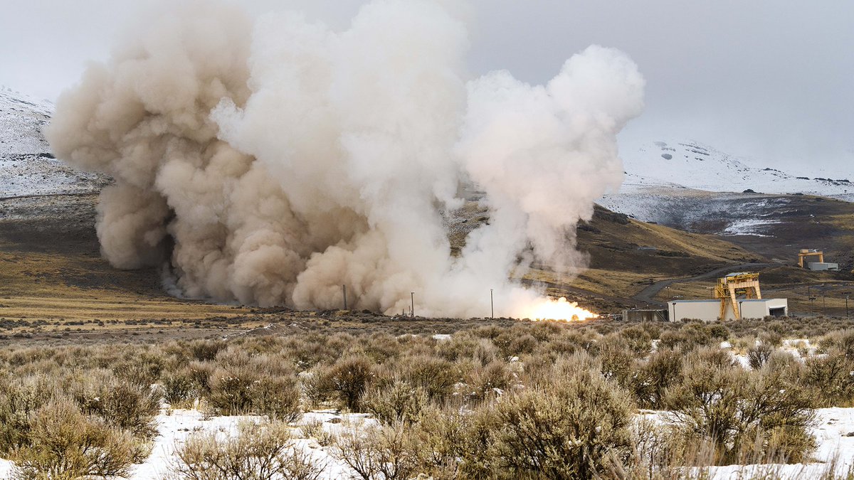 northropgrumman's tweet image. Proud to see our team and @usairforce complete a full-scale test of the Sentinel stage-one #solidrocketmotor, powered by advanced #digitalengineering. ms.spr.ly/6017qJDPD

$NOC