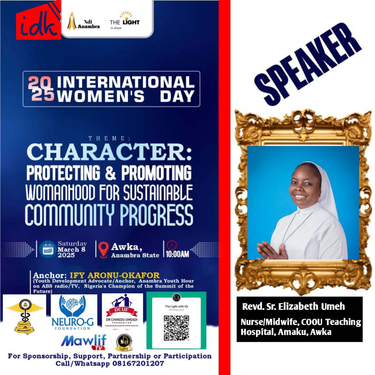 iamifyaronu's tweet photo. Having observed the effects of Female Genital Mutilation FGM on women, Revd Sr. Elizabeth Umeh who is a nurse and midwife at Chukwuemeka Odumegwu Ojukwu University teaching hospital, Amaku, Awka, will be sharing her experiences. https://t.co/XZcPM3mw2A