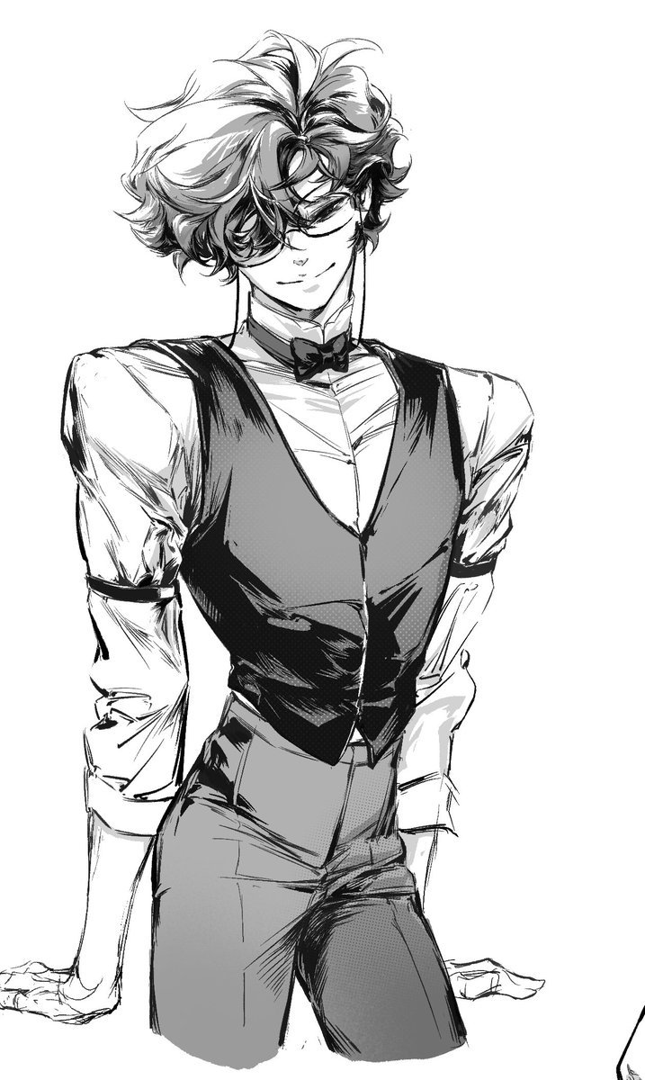 ZarQxxxx's tweet photo. 私设
#HazbinHotelAlastor 
#humanalastor https://t.co/vnFYyNmEjr