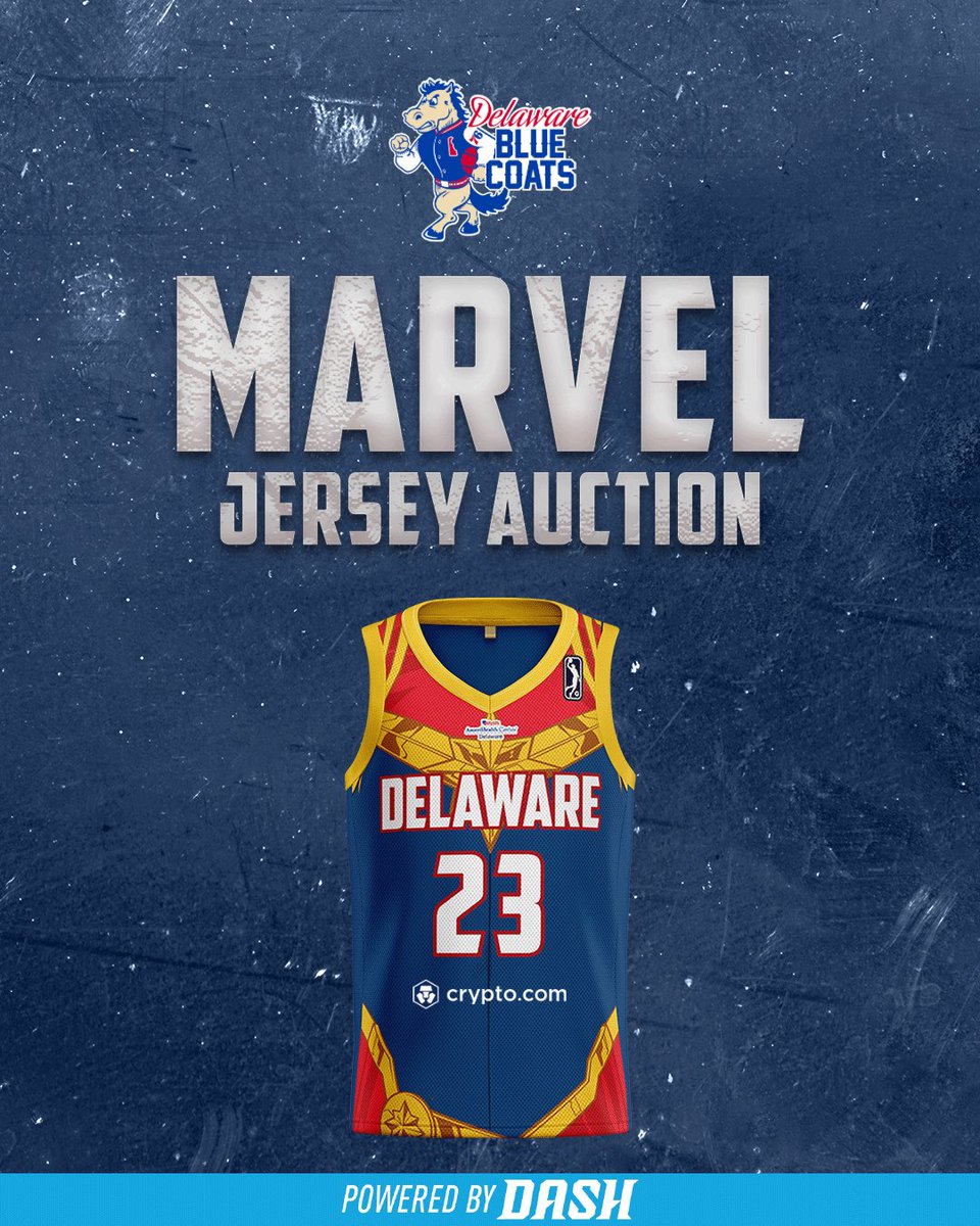 our Marvel Superhero jersey auction is now LIVE! 🚨

🔗 click the link to bid: shorturl.at/GDBrw

proceeds from the auction will benefit the YMCA of Delaware