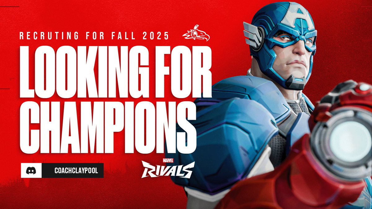 Here at Cumberland University it's time to join the new era of college heroes next fall in Marvel Rivals 
- LFP Celestial+
- Scholarships Available
- Esports Facility with Personal PC 
- In Person Staff
- LAN opportunities
Message CoachClaypool on discord to start your journey