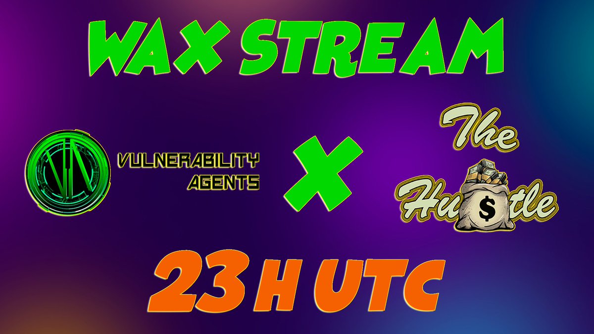 🎙️ Special <a href="/WAX_io/">WAX</a>  Space today! 🚀 We're hosting the creator of <a href="/thehustle_game/">The Hustle</a>  to talk about the game and much more! 🎮🔥 

Don't miss it! Join us live! 🔗twitch.tv/vulnerabilitya…

  #WAX #NFTs