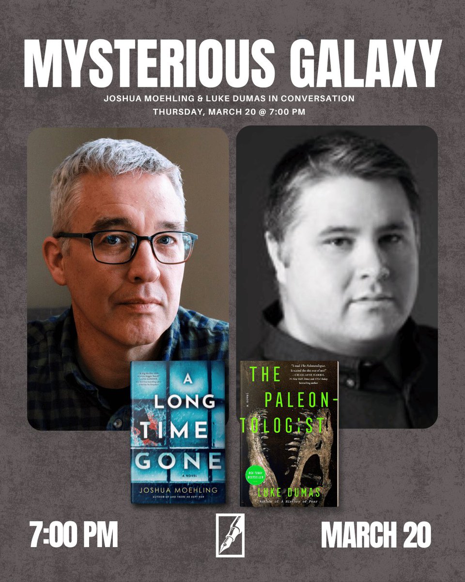 I’m thrilled to be joining Joshua Moehling at Mysterious Galaxy Bookstore on March 20 to discuss his new novel, A LONG TIME GONE, the third in his USA Today bestselling Ben Packard series. If you’re in San Diego, come hear us chat mystery/thrillers, gay rep, and missing siblings!