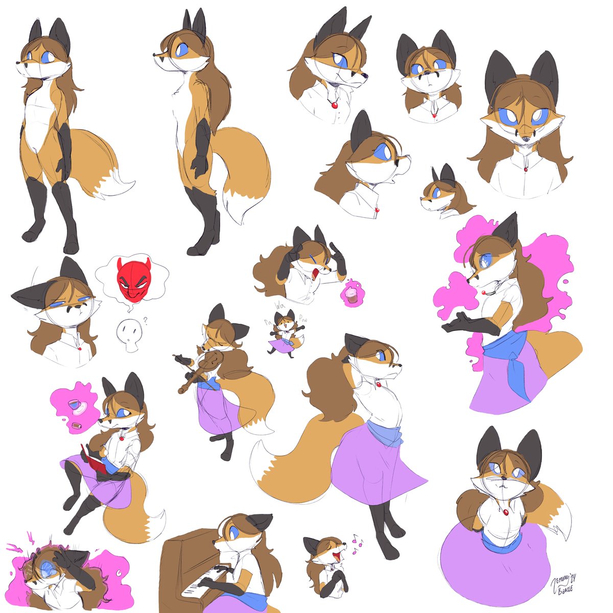 Zaia (@zaiawurf) on Twitter photo More Zoey more Zoey!! A couple posts ago (was that really back in september? woof!) <a href="/LemonyBeagle/">Lemon 🍉 | Comms Closed - Follow on Bluesky!!</a> posted a sketch page of Zoey I'd commissioned from him! I took some time to casually color them all in here and there and a while back I finished! So have s'more psychic foxgirls ;w; More Zoey more Zoey!! A couple posts ago (was that really back in september? woof!) <a href="/LemonyBeagle/">Lemon 🍉 | Comms Closed - Follow on Bluesky!!</a> posted a sketch page of Zoey I'd commissioned from him! I took some time to casually color them all in here and there and a while back I finished! So have s'more psychic foxgirls ;w;