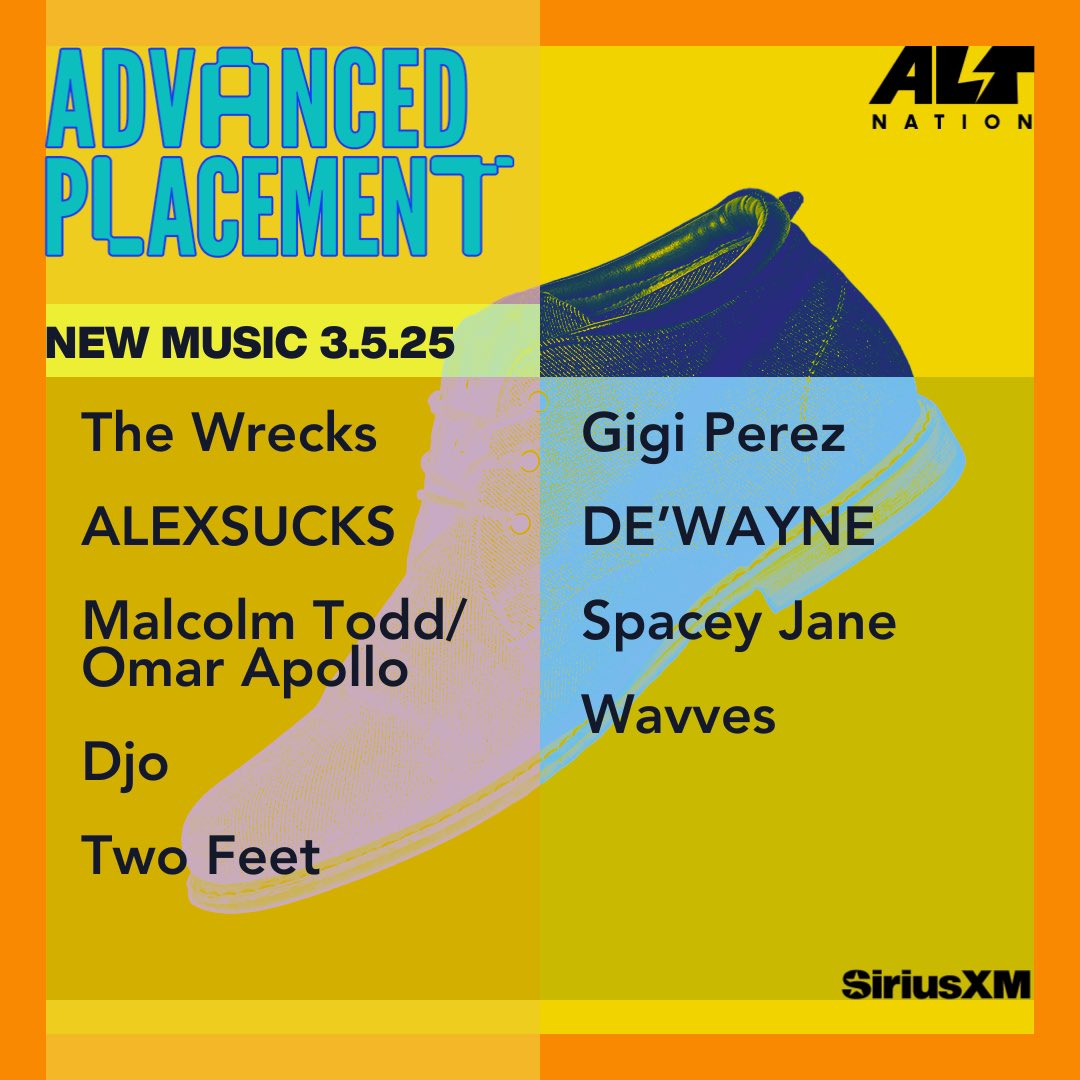 altnation's tweet photo. This week’s Advanced Placement with @altregan was stacked with great new music and we want to know which one was your favorite! Drop it in the comments and listen for encores all weekend! Or listen anytime on the SiriusXM app 

https://t.co/ARTa2dXL1Y https://t.co/rptTsXX9Sr