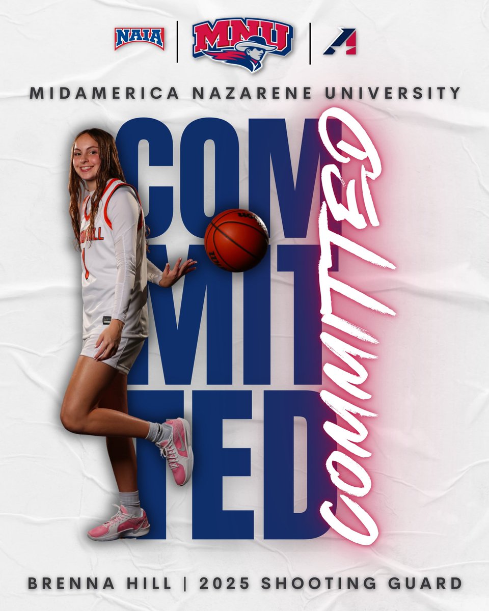 Brenna Hill (@brennahill_4) on Twitter photo I am excited to announce my commitment to <a href="/MNUWomensBball/">MidAmerica Nazarene Women's Bball</a> . I truly believe that the Lord has guided my path. I am extremely grateful to all of the schools/coaches who recruited me on behalf of your program. I will never forget your belief in me.
#GoPioneers I am excited to announce my commitment to <a href="/MNUWomensBball/">MidAmerica Nazarene Women's Bball</a> . I truly believe that the Lord has guided my path. I am extremely grateful to all of the schools/coaches who recruited me on behalf of your program. I will never forget your belief in me.
#GoPioneers