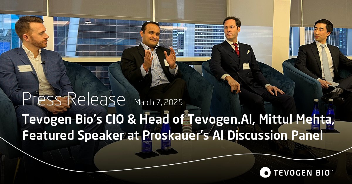 📰 𝐏𝐫𝐞𝐬𝐬 𝐑𝐞𝐥𝐞𝐚𝐬𝐞: globenewswire.com/news-release/2…

“It has been exciting to see Tevogen.AI combine its carefully curated proprietary datasets with its innovative application of generative AI models to derive valuable insights that are optimized for the specific