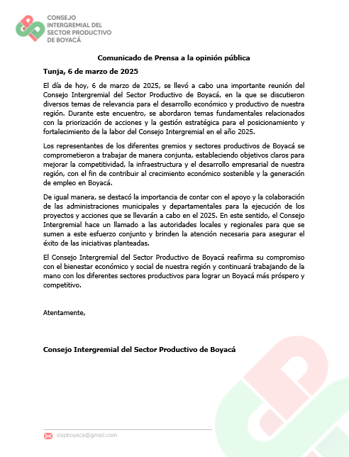 El #CISPB se permite informar lo siguiente a la opinión pública: