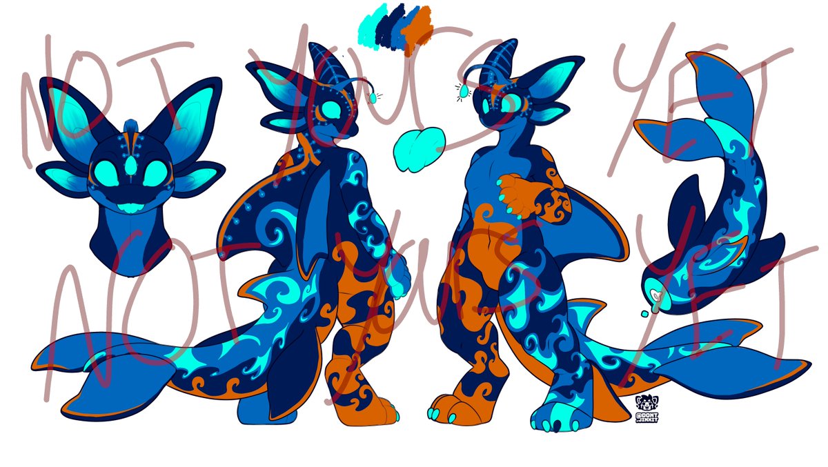bigZ fur for the strorca premade is here! that UV reactive blue is gonna look so good 🤩

species and line art by dont_jinxit

#furry #fursuitmaking #fursuitmaker #fursuitwip