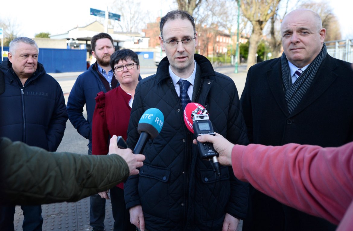 SIPTU's tweet image. 🚨 Section 39 talks adjourned until Monday. 

While progress was made we are disappointed that an overall set of proposals could not be finalised due to remaining gaps between the parties.

In the absence of an agreement we will continue to progress our strike ballot.