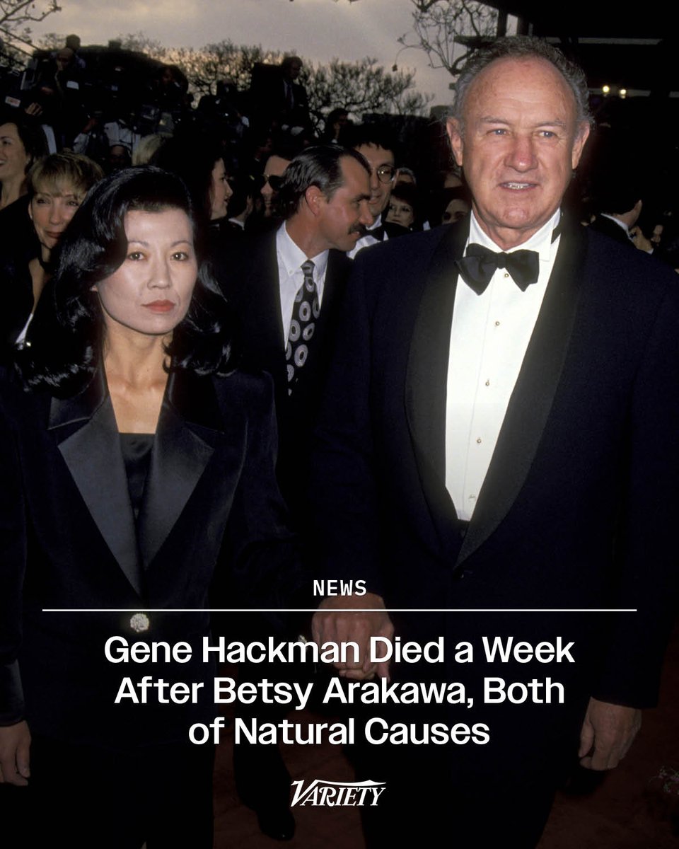 Gene Hackman likely died about a week after his wife, Betsy Arakawa, passed away due to hantavirus, a medical examiner announced Friday.

Hackman died of cardiovascular disease, with Alzheimer’s as a factor as well, said Heather Jarell, the chief medical examiner for the New