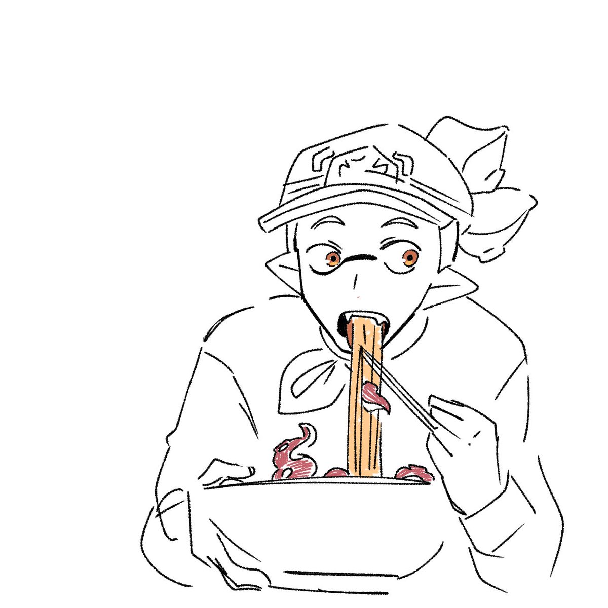 oi_hikari's tweet photo. If you can't fight your enemy, eat them.
#splatoon #captaincuttlefish https://t.co/31m72JvdAE
