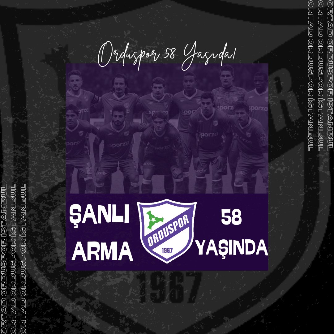 Ortad52's tweet photo. Seninle güldük, Seninle Ağladık, Seninle Sevindik, En Önemlisi de; Seninle Büyüdük.
Ordumuzun Gururu, Şanlı Armamız, Ordusporumuz 58 Yaşında…💜🤍
Çok Yakında Tekrardan Güneşli Günlere Mor Menekşe…♾️
#Orduspor #Ortad #Orduspor58Yaşında https://t.co/1Co7kNUJSx