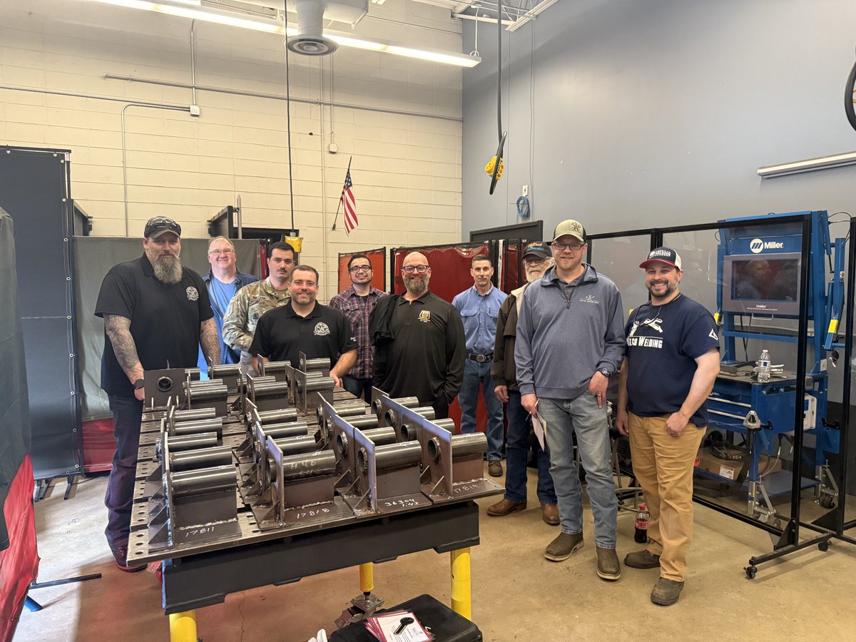 MidAmCarpenters's tweet image. Earlier this month, Millwright #Local1693 Representatives Jeff Bort and Tony Elliot, and Instructor Joel Boley served as judges for Skills USA Northern Regional Welding competition held at Wilco Community Career Center. This was a great opportunity for our skilled Millwrights to