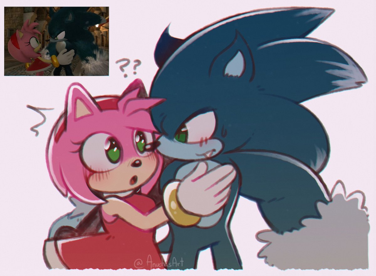 radomonis's tweet image. RISE AND SHINE...
SONAMY NATION!! 🗣️📢🩷💙
time to redraw this lovely sonic unleashed scene in your style 😌💕 Amy and the werehog look amazing together 😳🫣
#sonamy #SonicUnleashed