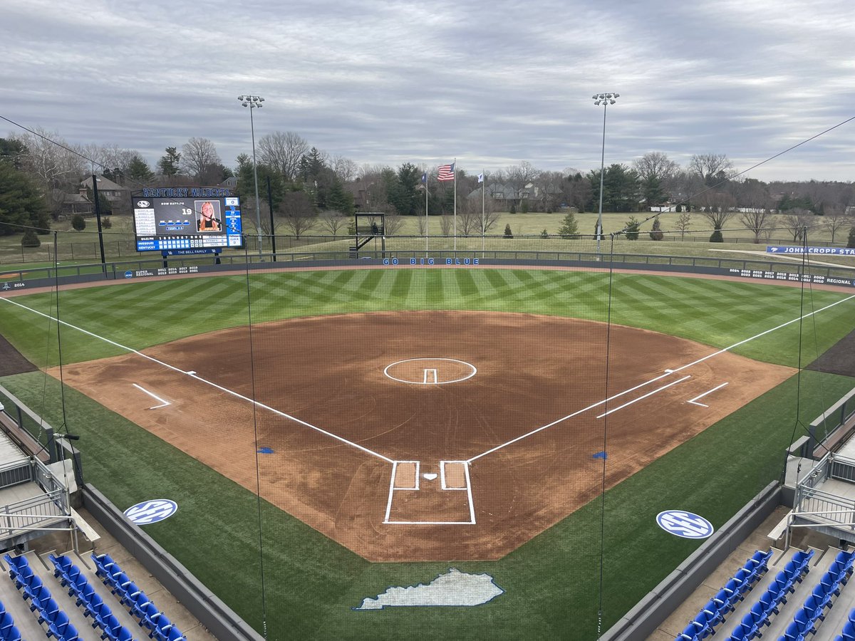 SEC 🥎 opening weekend and home opener at the Cropp 

Go cats!