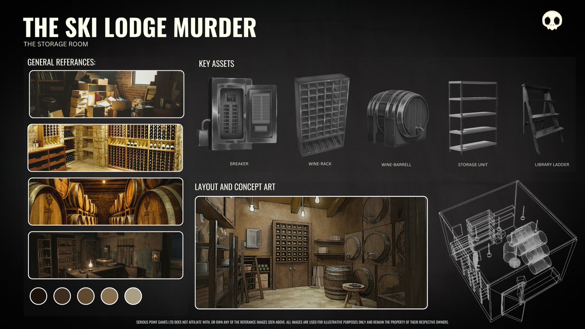 And how would you design your wine cellar?

#indiegame #gamedev #indiegamedev #SLMGame #conceptart #environmentalart #environment #leveldesign #referencesheet