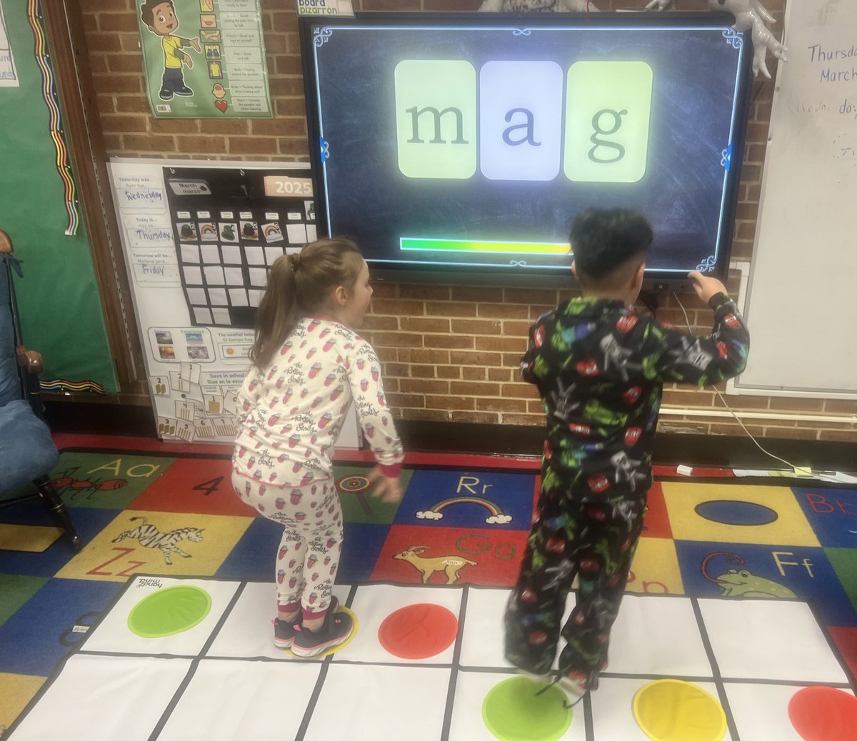 What’s more fun than tapping out words? Jumping them out! <a href="/MeadowDriveElem/">Meadow Drive School</a>