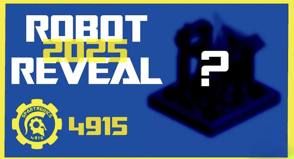 Check out our robot reveal video, live now on our YouTube Channel!