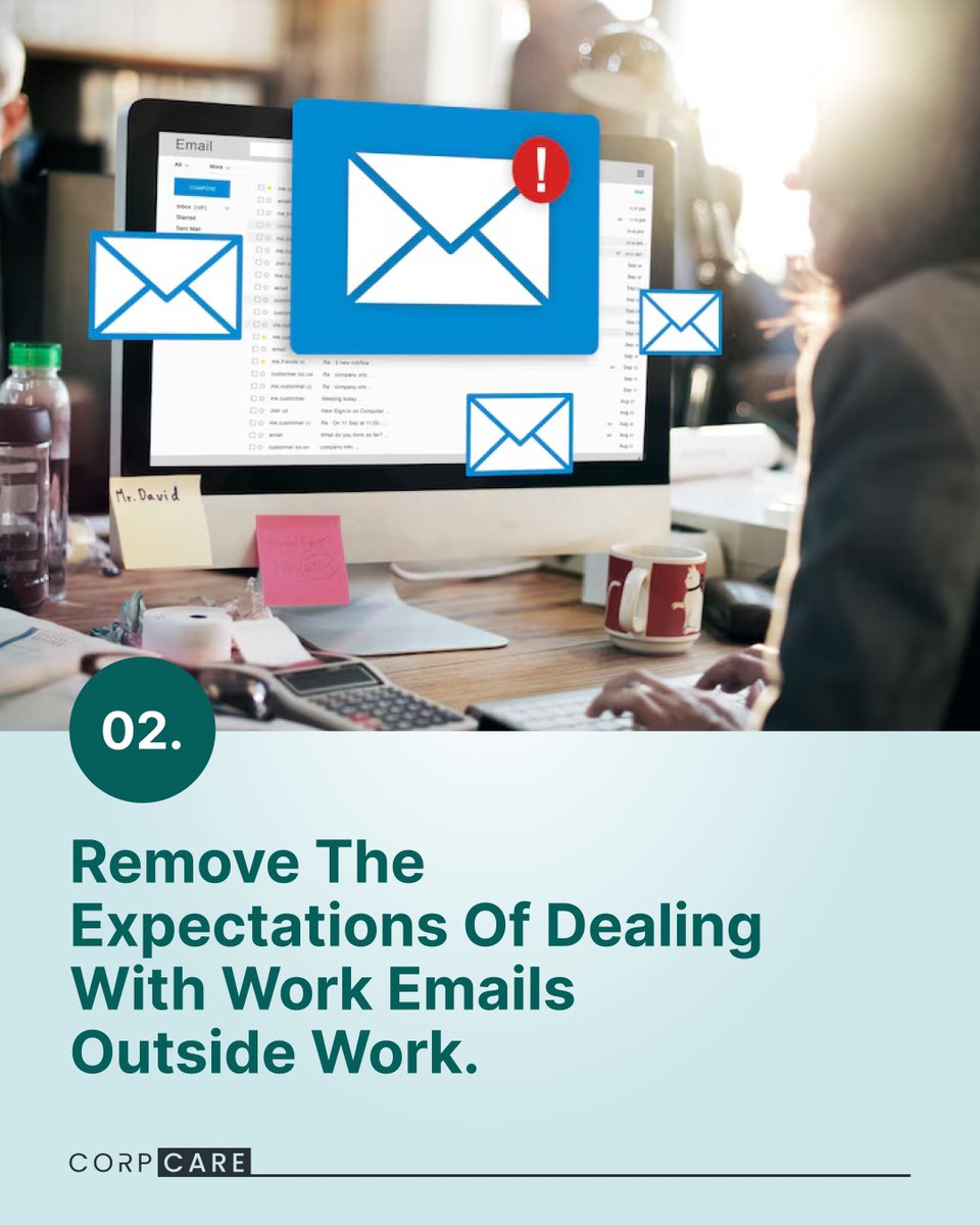corpcare_ca's tweet photo. Work stress is real, but it doesn’t have to follow you home. Here are some practical steps to help you disconnect and recharge.

Swipe through to learn more!

#corpcare #workwithcorpcare #selfgrowth #mentalhealth #motivation #progress #corporatewellbeing https://t.co/vXpCIZah51