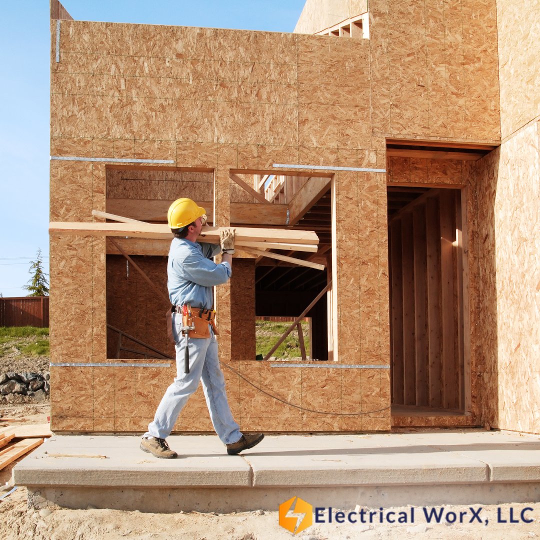 ElectricalWorx_'s tweet photo. Building a new home? 🏠 We offer top-notch new construction electrical services. Our expert team ensures your new home is wired for success, providing safe and efficient electrical solutions. https://t.co/RxgC8jYsS0