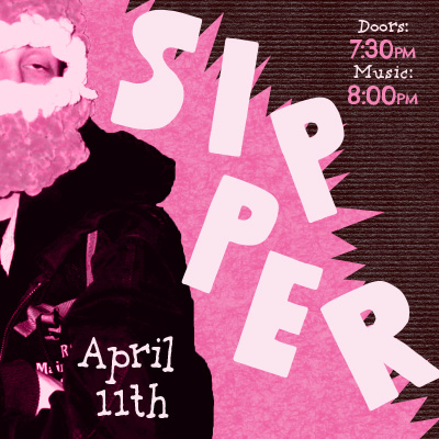 umnSUA's tweet photo. JUST ANNOUNCED! A night of alternative music with Sipper on April 11 in the Whole Music Club! $5 UMN-TC student tickets and $10 general public tickets on sale now >>> https://t.co/8Tm9X0TfWd https://t.co/YrgA4D1Y5a
