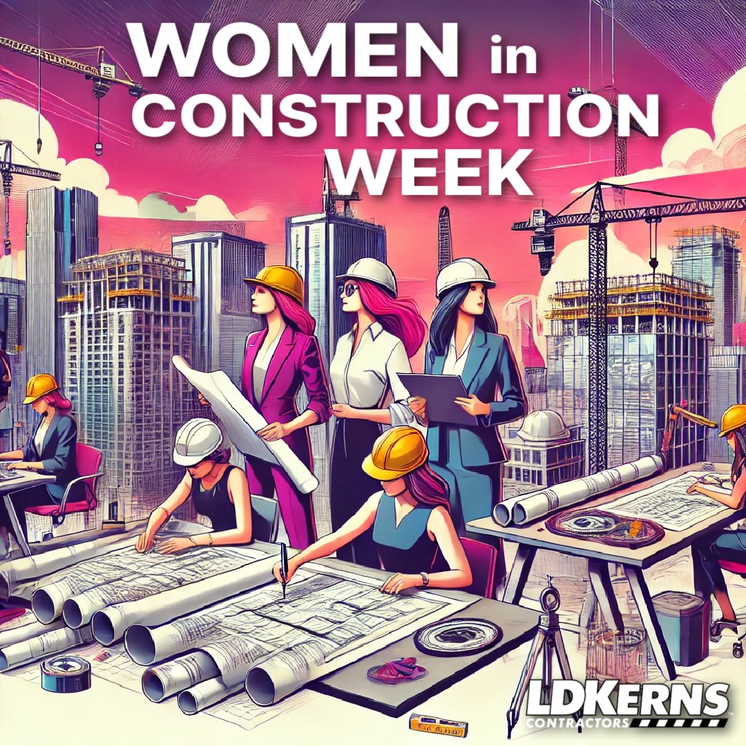 🏗️👷 Celebrating Women in Architecture! 📐✨
This #WomenInConstructionWeek, we honor the amazing women shaping our built environment! From blueprints to job sites, their vision &amp; expertise drive every project. 
#WomenInArchitecture #LDKerns #BuildingTheFuture #DesigningDreams