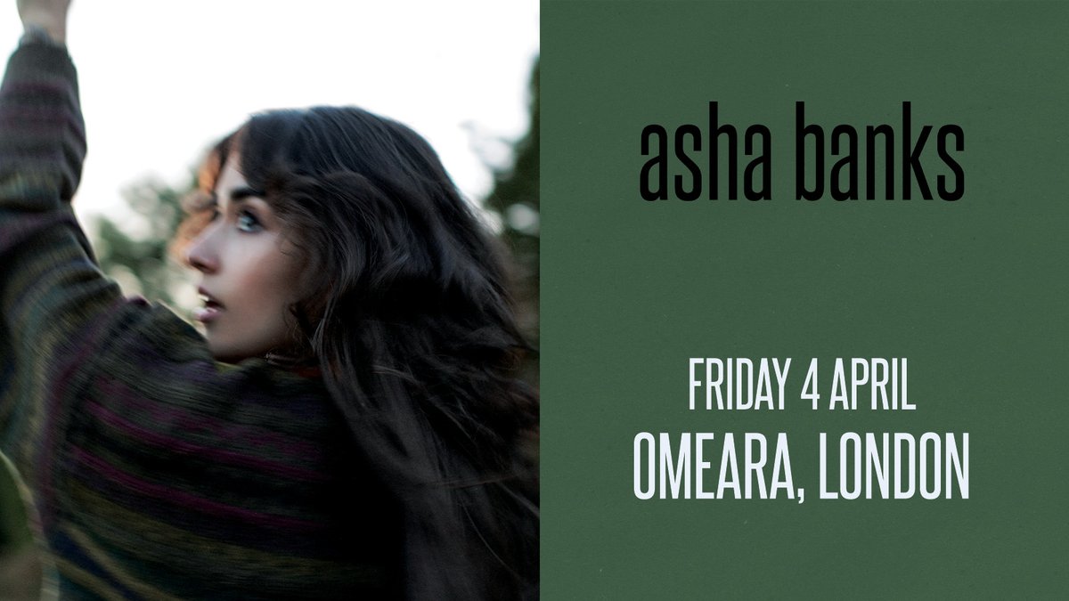 NEW &gt;&gt; <a href="/AshaABanks/">Asha Banks</a> will play <a href="/OmearaLondon/">OMEARA</a> in April, fresh from releasing her debut EP ‘Untie My Tongue’ ⭐️
 
Book tickets on Wednesday 12th March at 5pm 👉 metropolism.uk/boKi50Va9ZI