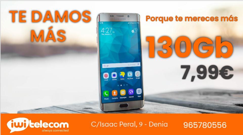 iwitelecom's tweet photo. 🚀 ¡Es momento de más! Con nuestra tarifa de 7.99€ obtienes 130 GB para navegar a toda velocidad y llamadas ilimitadas. Porque sabemos que te mereces lo mejor, te damos MÁS por menos. ¡Cámbiate a Iwitelecom y aprovecha esta oferta! 🌐💙 #InternetQueTeMereces #MásPorMenos # https://t.co/qIKnd2O5eW