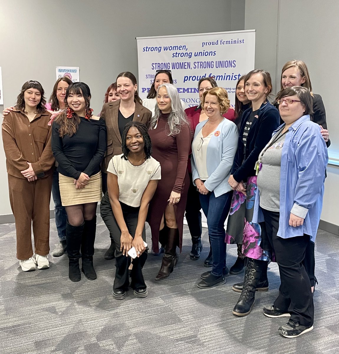 ATU1505's tweet photo. 🌸 This morning, the MFL Women's Committee hosted a fun and inspiring International Women's Day Breakfast, bringing together union sisters and allies to celebrate women's strength and solidarity! 💜💪
#winnipeg  #manitoba #mbpoli  #Brandon  #atu1505 @ndpcaucus @MFLabour https://t.co/oT9CayGkp1