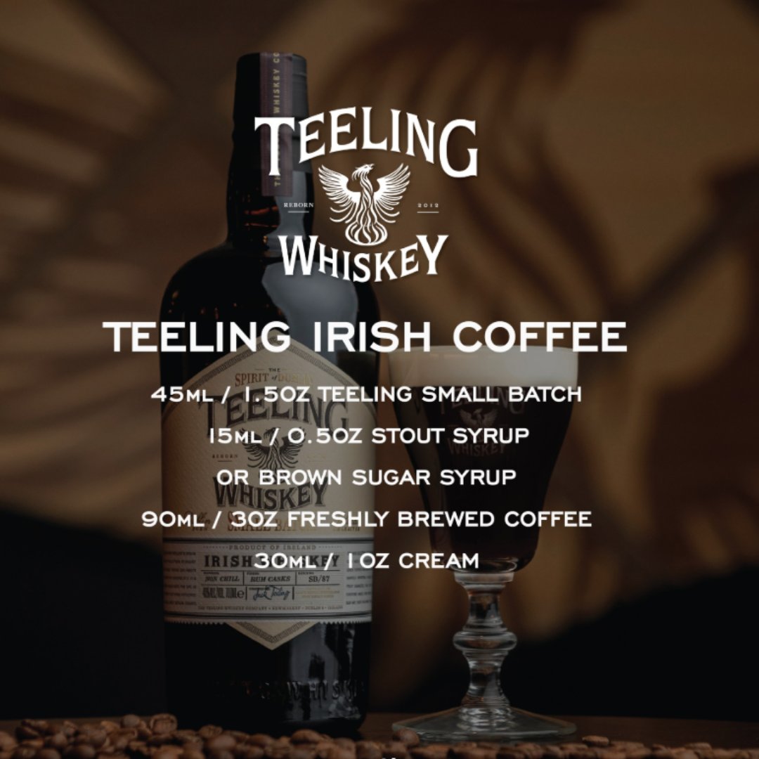 BrescomeBarton's tweet image. Elevate your Irish Coffee with a signature @Teelingwhiskey Twist! 
Swipe for the full recipe, and thank us later! 🤎

#irishcoffee #teelingwhiskey #smallbatch #whiskeycocktails #craftcocktails #irishwhiskey #cheers #spiritofdublin #teelingway #whiskeylovers #brescomebarton