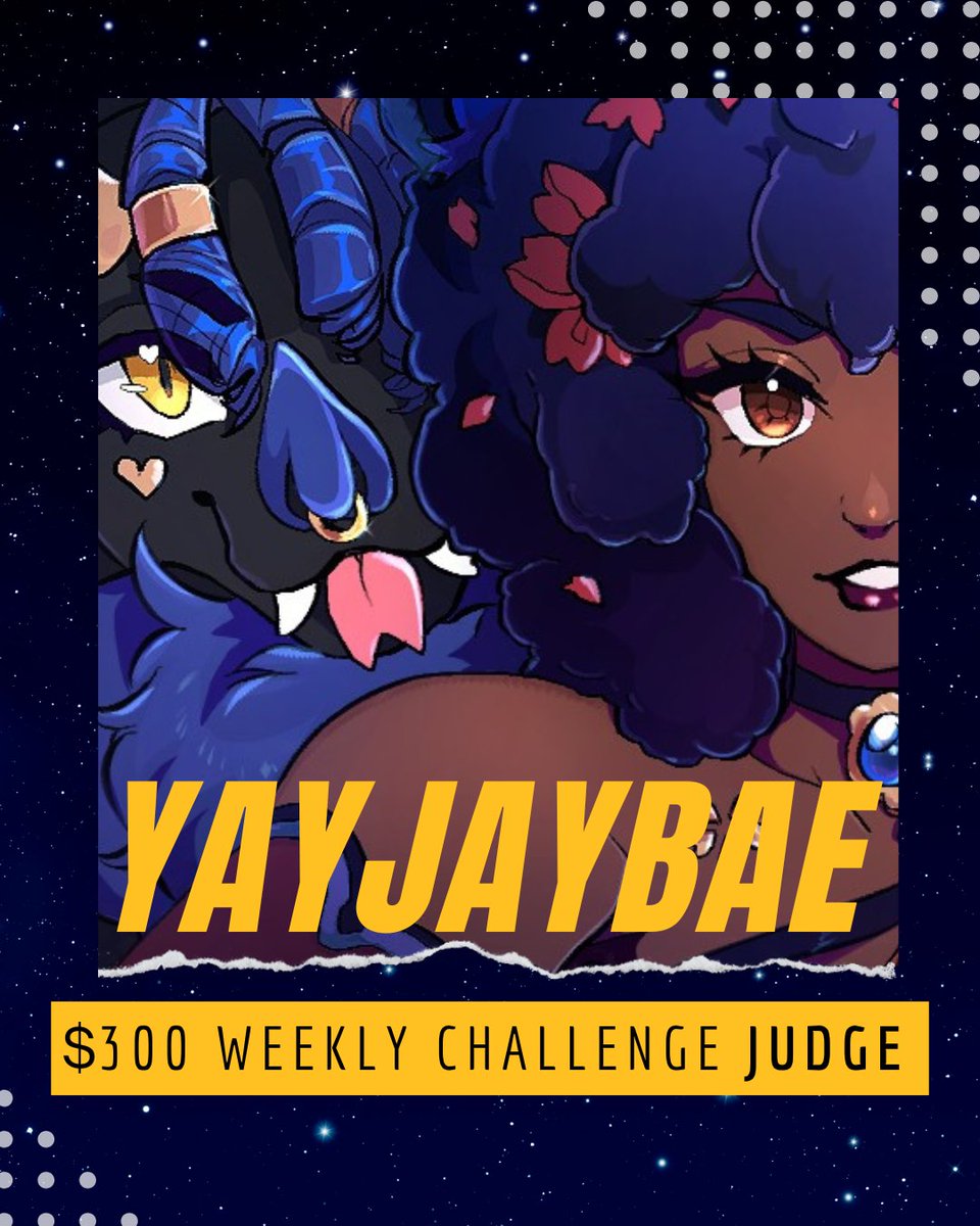 scenicar's tweet image. Welcome @YayJayBae  as our new judge for Weekly Challenges!

Winner gets $200, runner up $100!

Join our Discord channel to learn more: 
discord.gg/zGF9bFFXQj