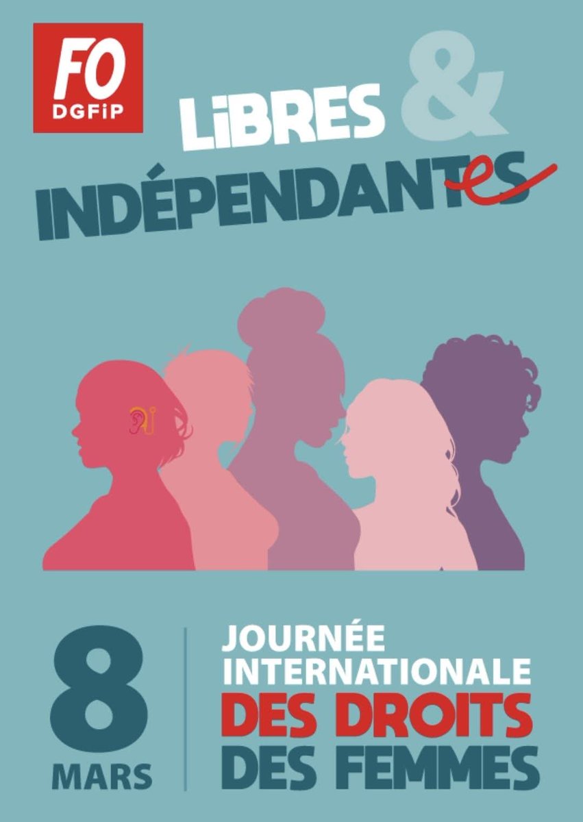 fodgfip62's tweet photo. Pour les femmes tous leurs droits, rien de moins !  
Pour F.O.-DGFiP, le 8 mars c'est toute l'année ! 
#laforceducollectif https://t.co/ubTohQpPuc