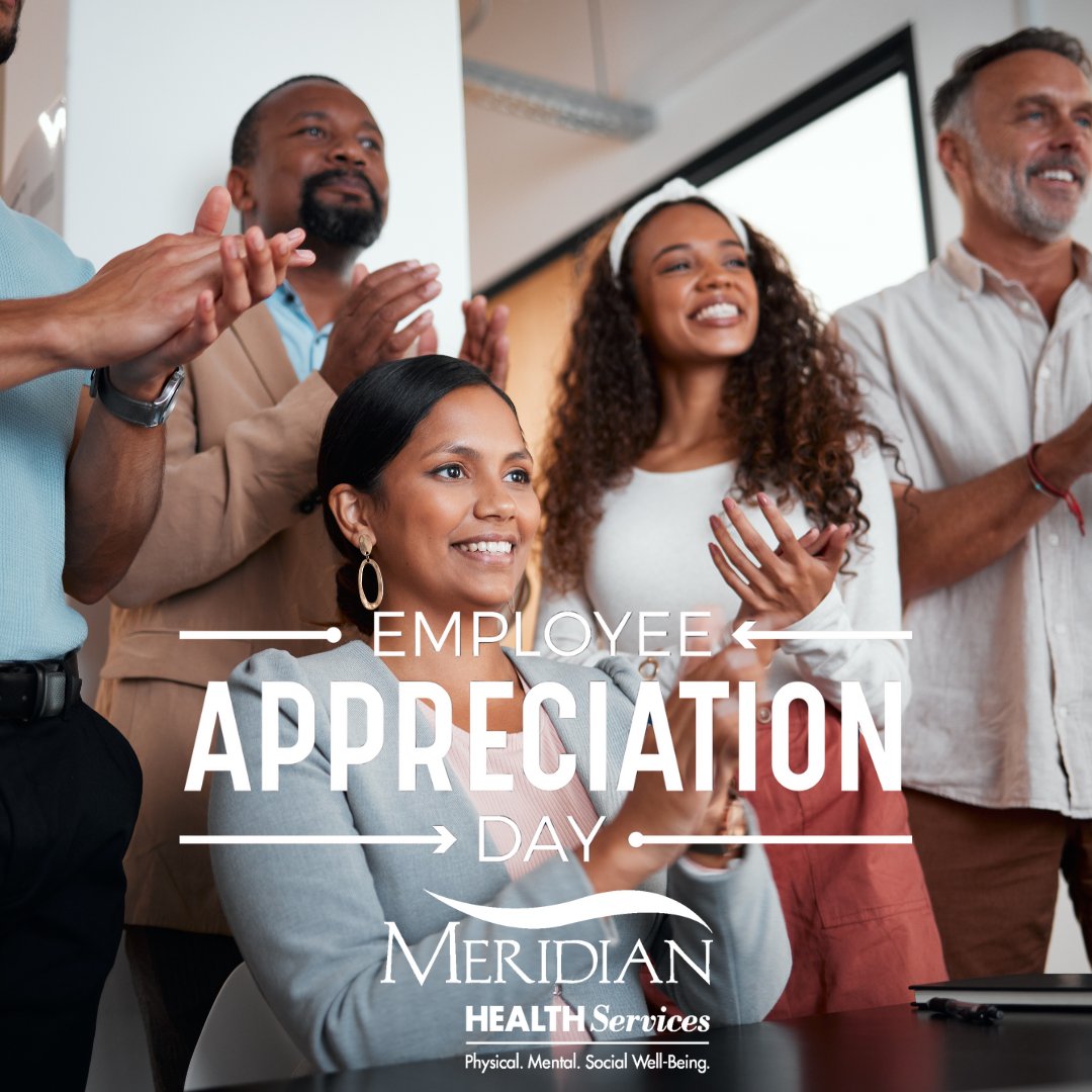 Thank you to our amazing team at Meridian Health Services! Your dedication, compassion, and hard work make a huge difference in our patients’ lives. Together, we achieve excellence and drive Meridian’s mission to help keep communities healthy.